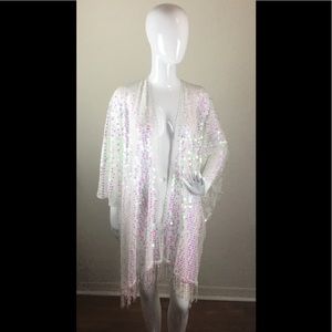 NWT Kirks Folly Sequins Robe